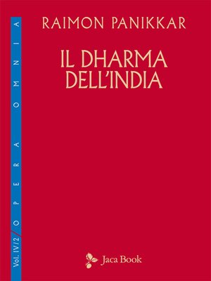 cover image of Il Dharma dell'India